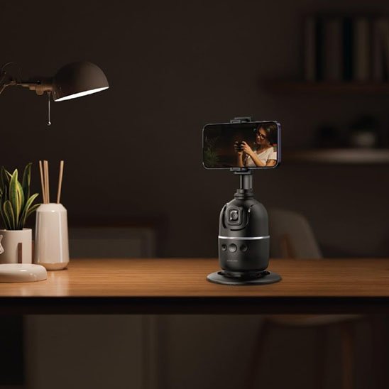 trépied téléphone FlexiStable rotatif noir