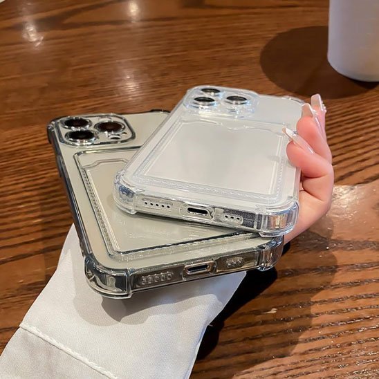 coque iphone 13 clearguard pro porte photo