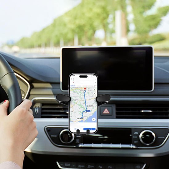 support telephone voiture Air Vent Pivotable acrochable