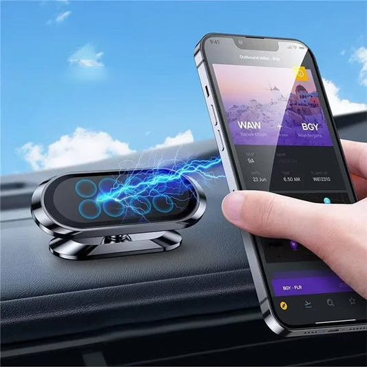 support telephone voiture magnetique large compact