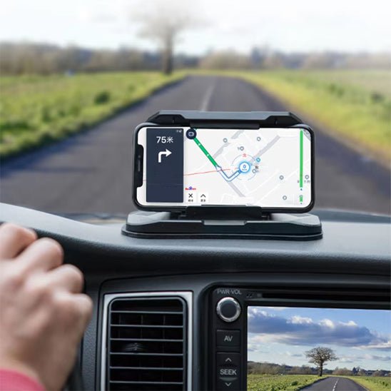 support telephone voiture universel fixation surface horizontale