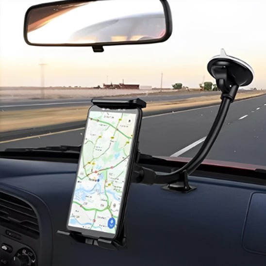 support telephone voiture ventouse 360 machoire rembourrees