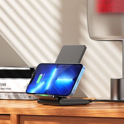 chargeur sans fil UltraSpeed noir bureau compact