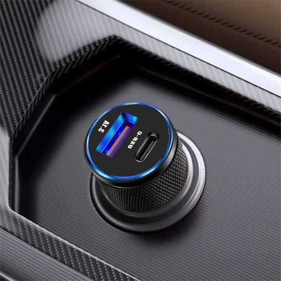 chargeur usb c duel charge voiture