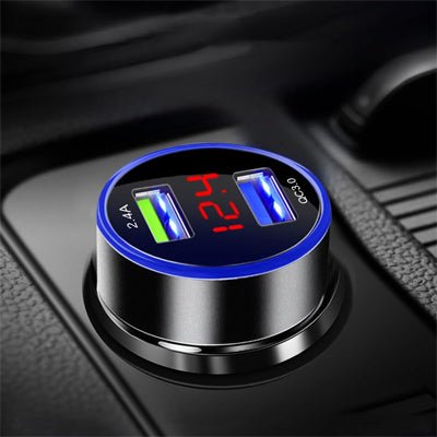 chargeur usb c duelusb argent