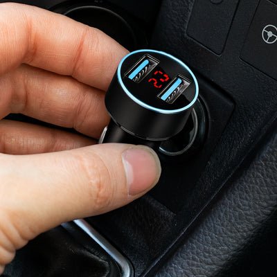 chargeur usb c duelusb noir discret