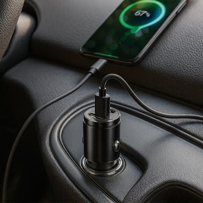 chargeur usb c pullring allume cigare