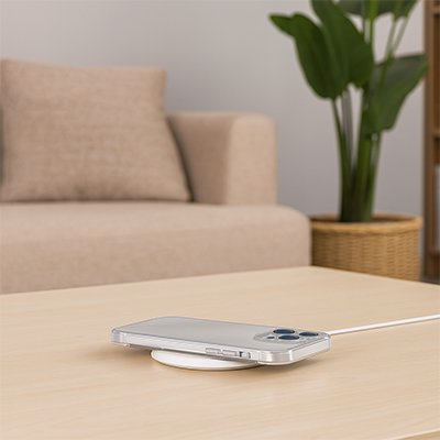 coque iphone 13 UltraGuard transparent rechargeable 