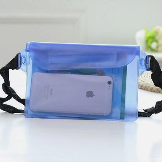 pochette telephone waterproof bleu