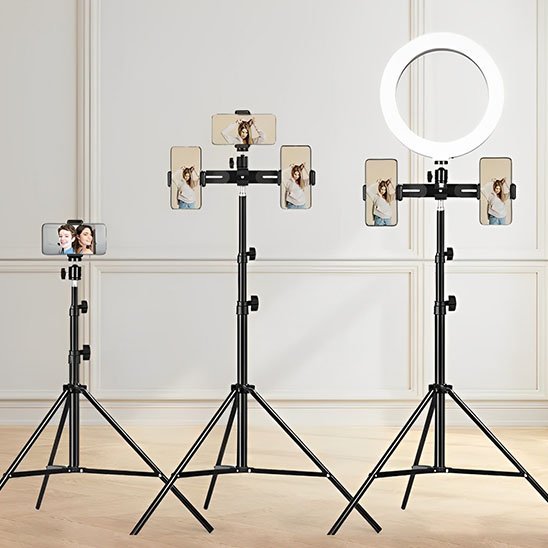 trépied téléphone Ajustable Pro noir