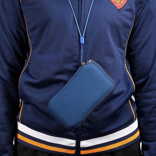 pochette telephone ProtectStyle bleu