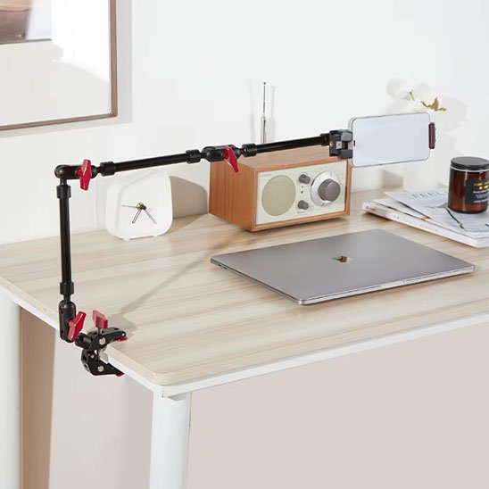 trépied téléphone Flexible Pro noir ajustable accrochable