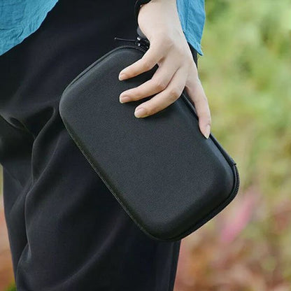 pochette telephone ProtectStyle noir compacte fermeture eclaire