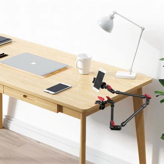 trépied téléphone Flexible Pro ajustable accrochable noir