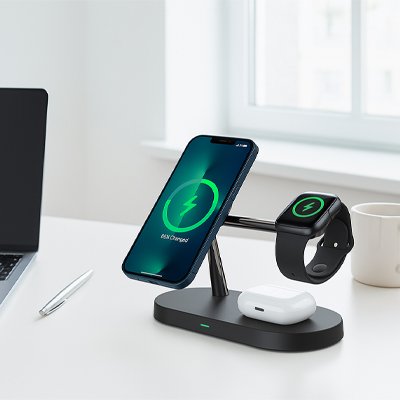 station de charge MultiPower noir bureau