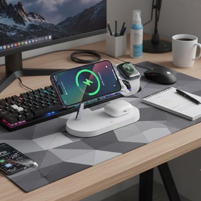 station de charge MultiPower blanc