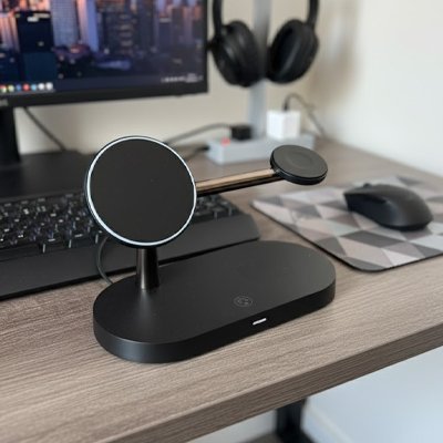 station de charge MultiPower noir multifonction 