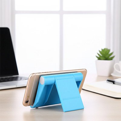 support telephone Ergonomic Bureau bleu