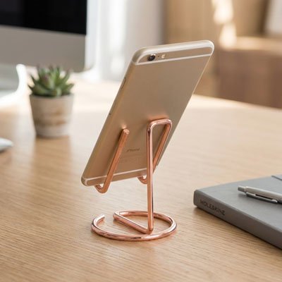 support telephone ergonomix rose
