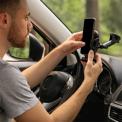 support telephone voiture Universel360 ventouse
