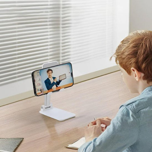 support telephone Bureau Ergonomix blanc