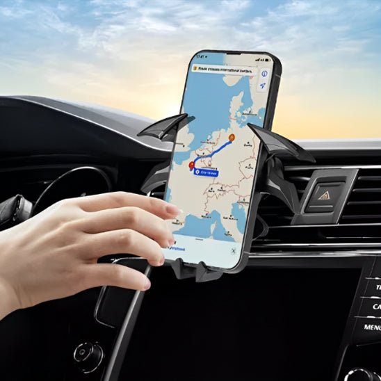 support telephone chauve-souris fixation airvent macheoires verticales