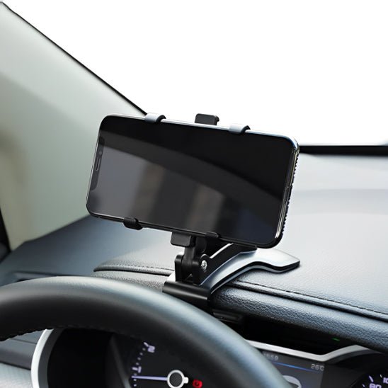 support telephone voiture pince ajustable